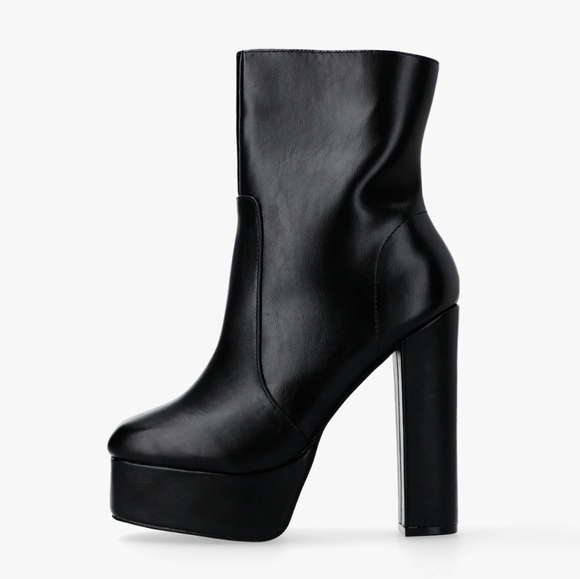 𝙇𝙖𝙨𝙩 𝙎𝙞𝙯 8.5 🖤South London Platform Boot - Picture 2 of 11